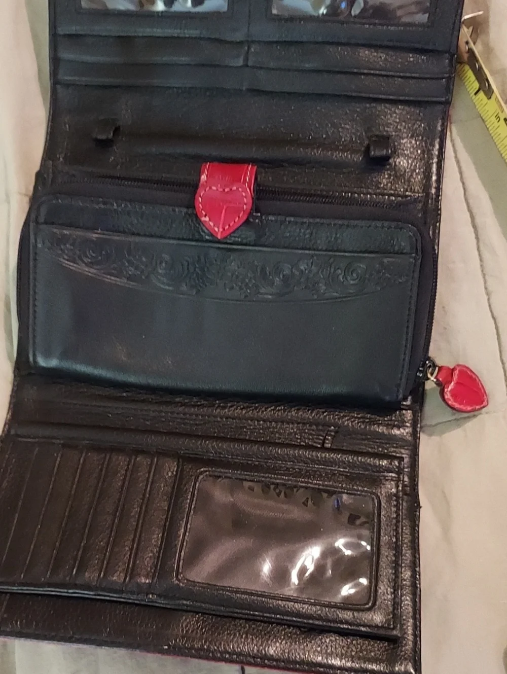 Brighton Red Patent Leather Wallet